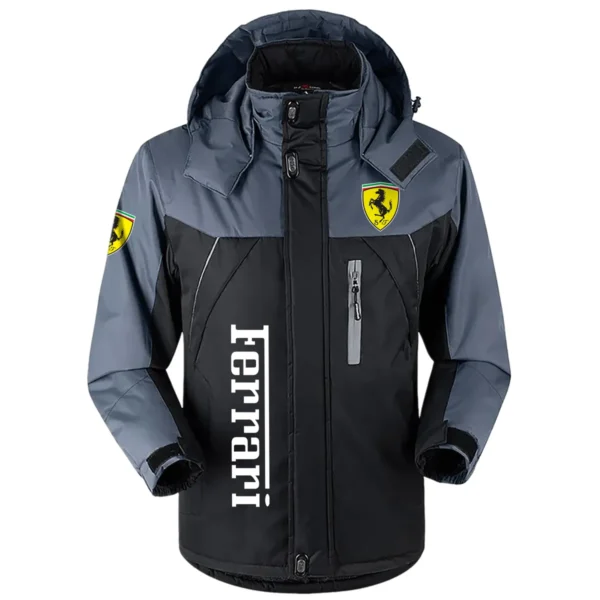 Ferrari Exclusive Logo Plush Charging Suit Car QTCAR120625A1FER - Black