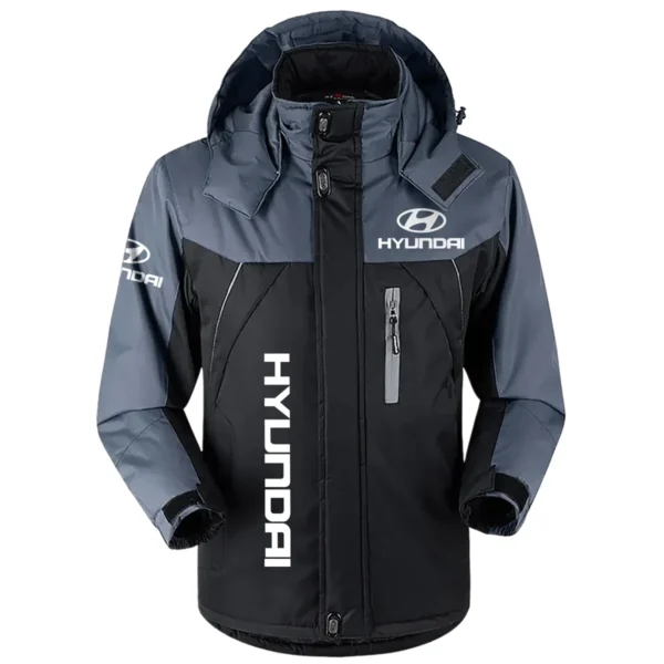 Hyundai Exclusive Logo Plush Charging Suit Car QTCAR120625A1HYU - Black