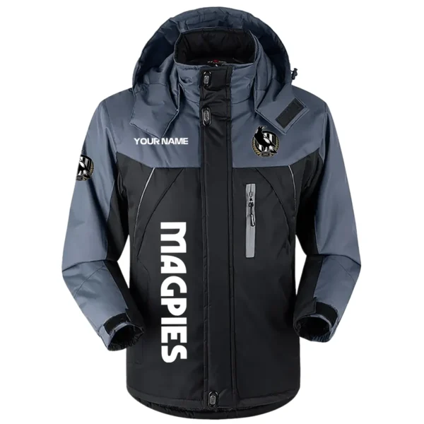 Collingwood Magpies Exclusive Logo Plush Charging Suit AFL QTVA230625AFL01COLL - Black - Image 2