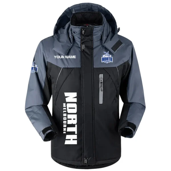 North Melbourne Kangaroos Exclusive Logo Plush Charging Suit AFL QTVA230625AFL01NMFC - Black - Image 2