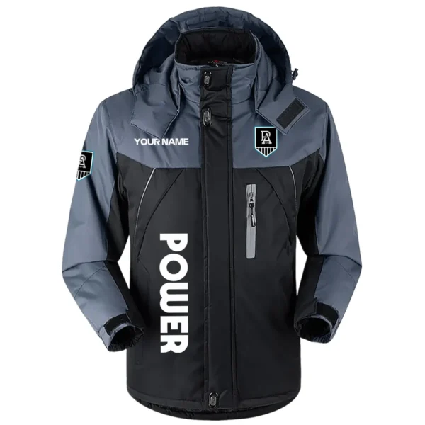 Port Adelaide Power Exclusive Logo Plush Charging Suit AFL QTVA230625AFL01PORT - Black - Image 2