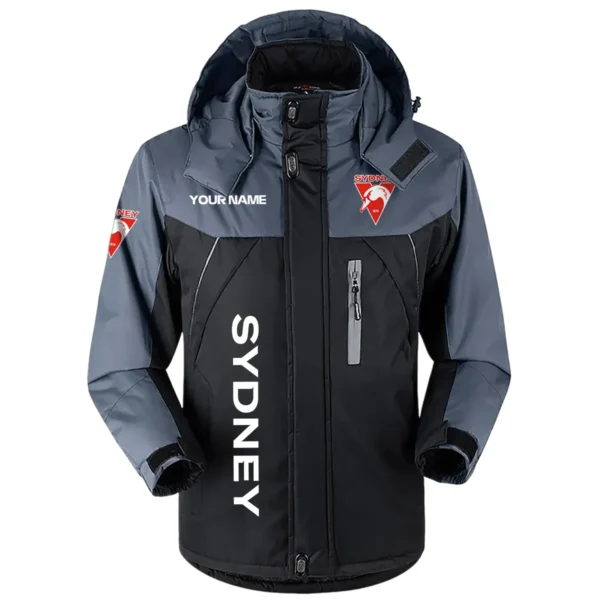Sydney Swans Exclusive Logo Plush Charging Suit AFL QTVA230625AFL01SYD - Black - Image 2