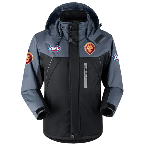 Brisbane Lions Exclusive Logo Plush Charging Suit AFL QTVA240625AFL02BL - Black - Image 2