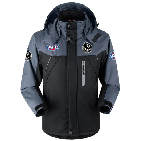 Collingwood Magpies Exclusive Logo Plush Charging Suit AFL QTVA240625AFL02COLL - Black - Image 2