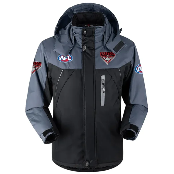Essendon Bombers Exclusive Logo Plush Charging Suit AFL QTVA240625AFL02ESS - Black - Image 2