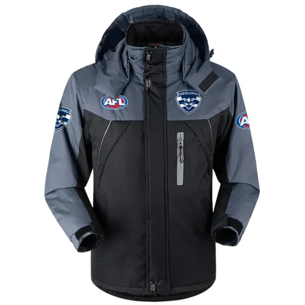 Geelong Cats Exclusive Logo Plush Charging Suit AFL QTVA240625AFL02GEEL - Black - Image 2