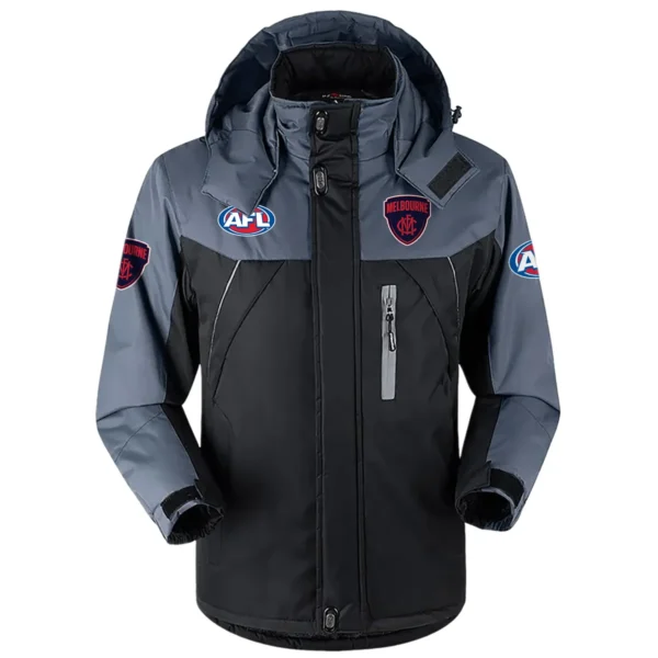 Melbourne Demons Exclusive Logo Plush Charging Suit AFL QTVA240625AFL02MELB - Black - Image 2