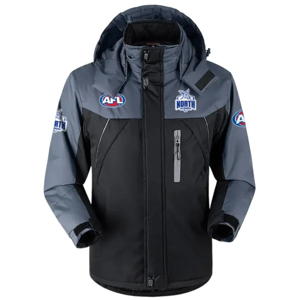 North Melbourne Kangaroos Exclusive Logo Plush Charging Suit AFL QTVA240625AFL02NMFC - Black - Image 2