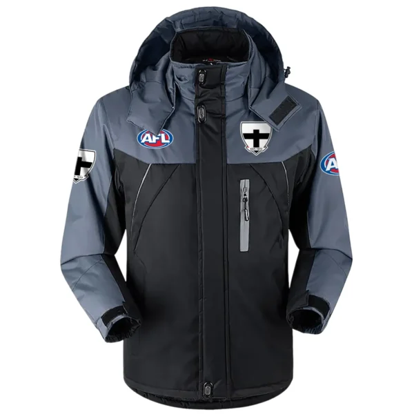 St Kilda Saints Exclusive Logo Plush Charging Suit AFL QTVA240625AFL02STK - Black - Image 2
