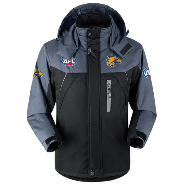 West Coast Eagles Exclusive Logo Plush Charging Suit AFL QTVA240625AFL02WCE - Black - Image 2