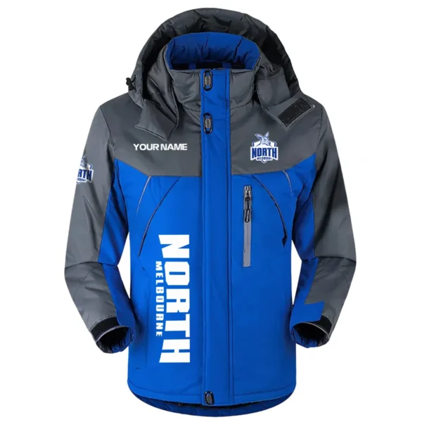 North Melbourne Kangaroos Exclusive Logo Plush Charging Suit AFL QTVA230625AFL01NMFC - Blue - Image 2