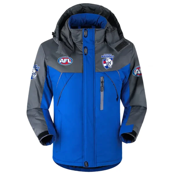 Western Bulldogs Exclusive Logo Plush Charging Suit AFL QTVA240625AFL02WB - Blue - Image 2