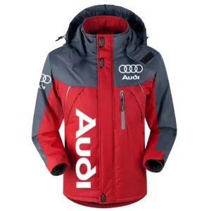 Audi Exclusive Logo Plush Charging Suit Car QTCAR120625A1AUD - Red