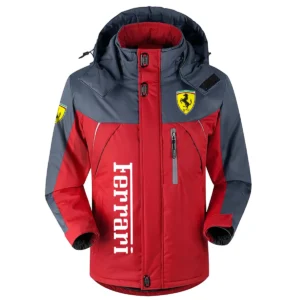 Ferrari Exclusive Logo Plush Charging Suit Car QTCAR120625A1FER - Red