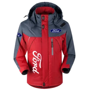 Ford Exclusive Logo Plush Charging Suit Car QTCAR120625A1FOR - Red