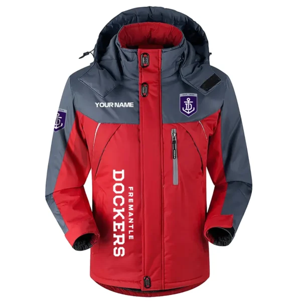 Fremantle Dockers Exclusive Logo Plush Charging Suit AFL QTVA230625AFL01FRE - Red - Image 2