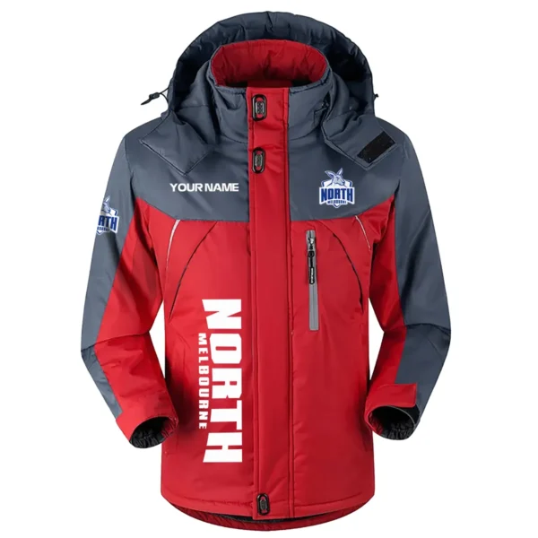 North Melbourne Kangaroos Exclusive Logo Plush Charging Suit AFL QTVA230625AFL01NMFC - Red - Image 2