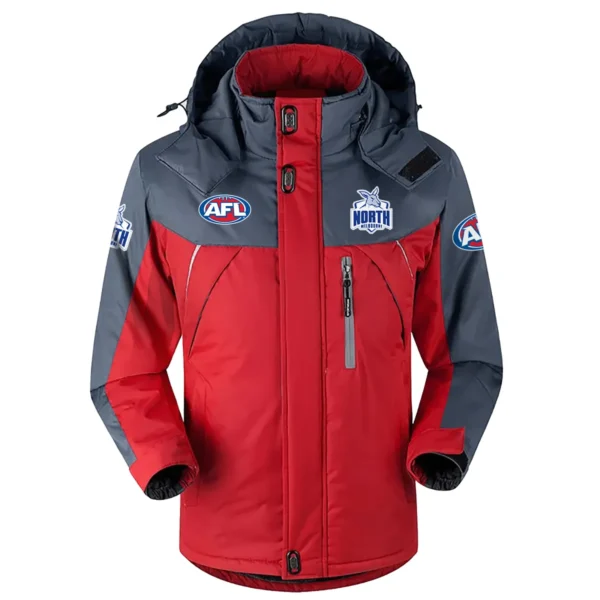 North Melbourne Kangaroos Exclusive Logo Plush Charging Suit AFL QTVA240625AFL02NMFC - Red - Image 2
