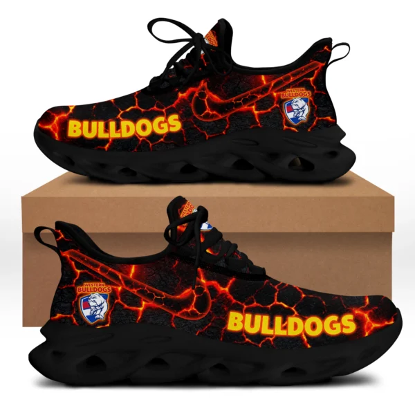 AFL Western Bulldogs Max Soul Shoes Gift For Fans – HOAFL250725MS02WB - Black