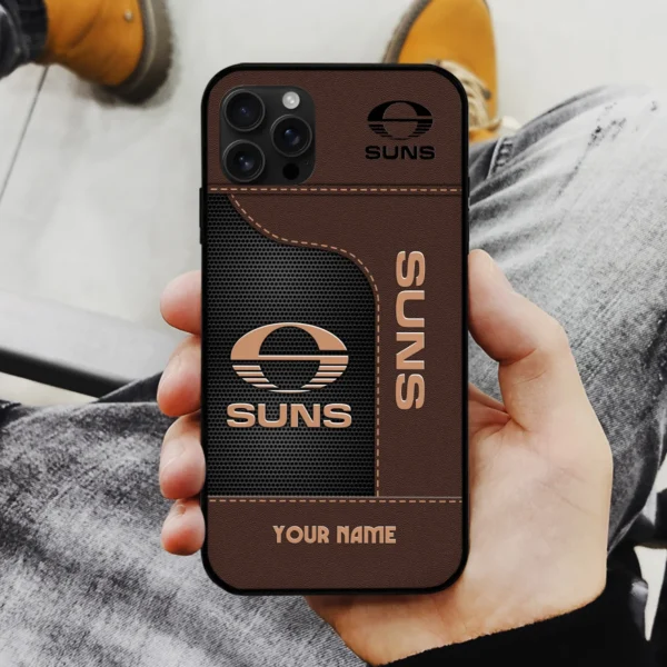 AFL Gold Coast SUNSs Phone Case – Dustproof, Scratch & Shock Resistant – HOAFL220725PC01GCFC - Image 2