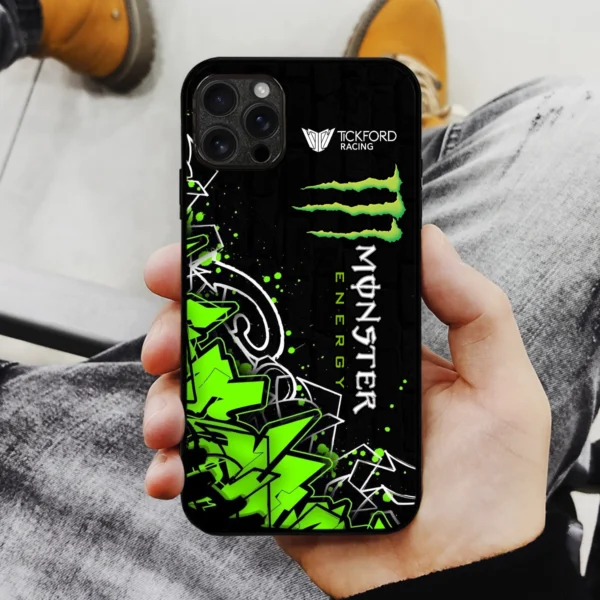 Monster Castrol Racing Phone Case – Dustproof, Scratch & Shock Resistant – HOSPC270625PC01TF