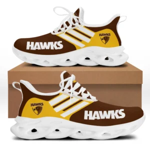 AFL Hawthorn Hawks Max Soul Shoes Gift For Fans – HOAFL250725MS01HAW - White