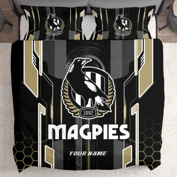 AFL Collingwood Magpies Bedding Set Gift For Fans – HOAFL050725BD01COLL - Image 2