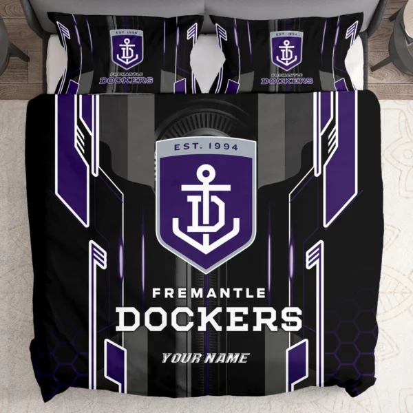 AFL Fremantle Dockers Bedding Set Gift For Fans – HOAFL050725BD01FRE - Image 2
