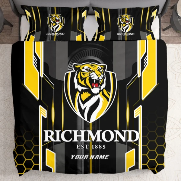 AFL Richmond Tigers Bedding Set Gift For Fans – HOAFL050725BD01RICH - Image 2