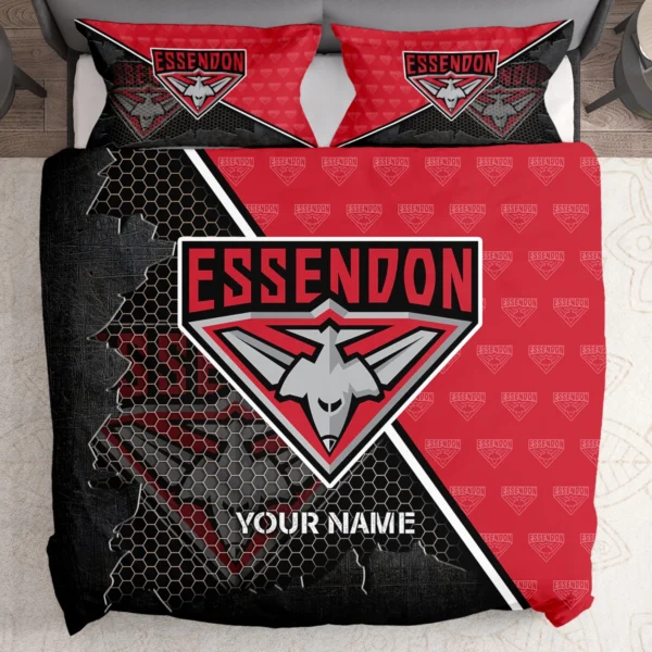 AFL Essendon Bombers Bedding Set Gift For Fans – HOAFL070725BD01ESS - Image 2