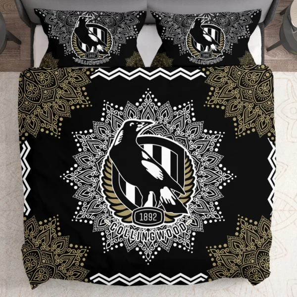 AFL Collingwood Magpies Bedding Set Gift For Fans – HOAFL090725BD01COLL - Image 2