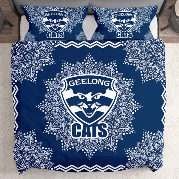 AFL Geelong Cats Bedding Set Gift For Fans – HOAFL090725BD01GEEL - Image 2