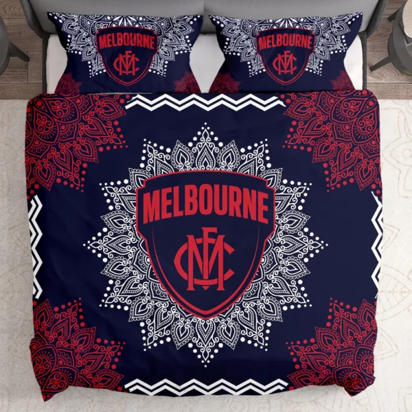 AFL Melbourne Demons Bedding Set Gift For Fans – HOAFL090725BD01MELB - Image 2