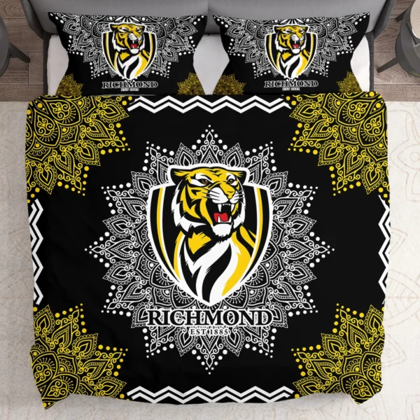 AFL Richmond Tigers Bedding Set Gift For Fans – HOAFL090725BD01RICH - Image 2