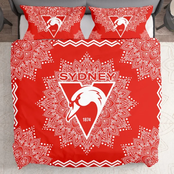 AFL Sydney Swans Bedding Set Gift For Fans – HOAFL090725BD01SYD - Image 2