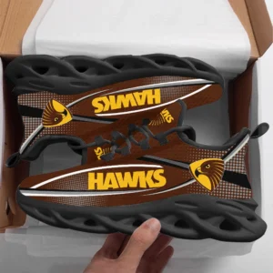 AFL Hawthorn Hawks Max Soul Shoes Gift For Fans – HOAFL210725MS01HAW - Black