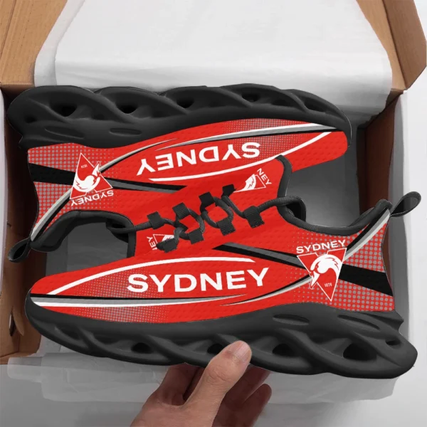 AFL Sydney Swans Max Soul Shoes Gift For Fans – HOAFL210725MS01SYD - Black