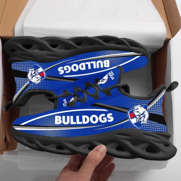 AFL Western Bulldogs Max Soul Shoes Gift For Fans – HOAFL210725MS01WB - Black