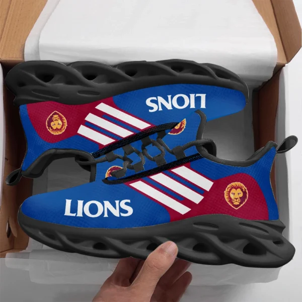 AFL Brisbane Lions Max Soul Shoes Gift For Fans – HOAFL250725MS01BL - Black - Image 2