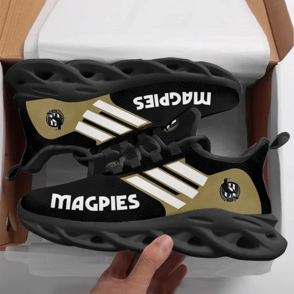 AFL Collingwood Magpies Max Soul Shoes Gift For Fans – HOAFL250725MS01COLL - Black - Image 2