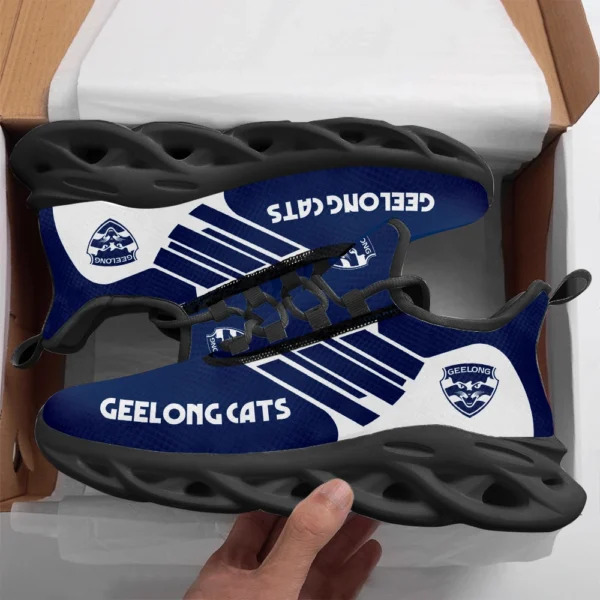 AFL Geelong Cats Max Soul Shoes Gift For Fans – HOAFL250725MS01GEEL - Black - Image 2