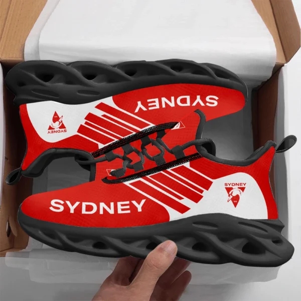AFL Sydney Swans Max Soul Shoes Gift For Fans – HOAFL250725MS01SYD - Black - Image 2
