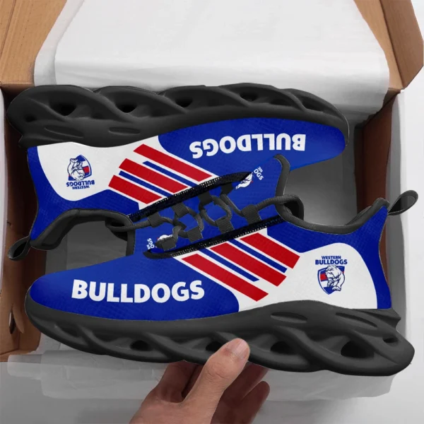 AFL Western Bulldogs Max Soul Shoes Gift For Fans – HOAFL250725MS01WB - Black - Image 2
