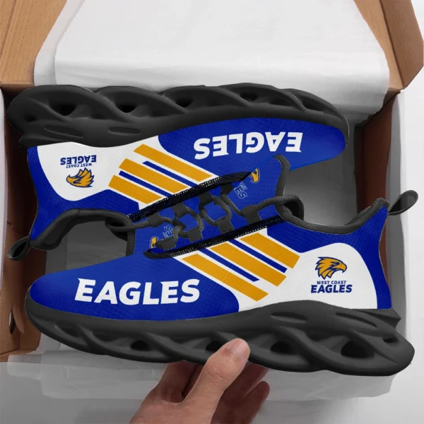 AFL West Coast Eagles Max Soul Shoes Gift For Fans – HOAFL250725MS01WCE - Black - Image 2
