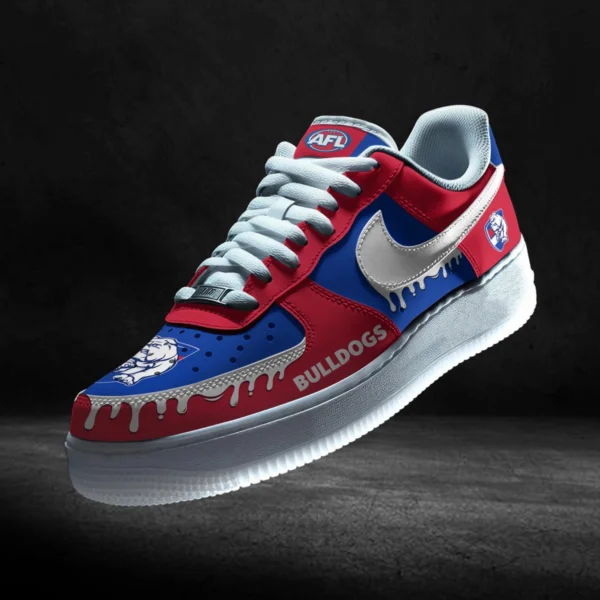 AFL Western Bulldogs Custom Air Low-Top Sneakers Gift For Fans – HOAFL110725AF01WB