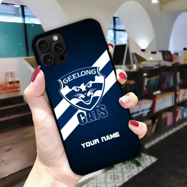 AFL Geelong Cats Phone Case – Dustproof, Scratch & Shock Resistant – HOAFL020725PC01GEEL - Image 2