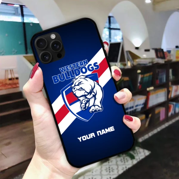 AFL Western Bulldogs Phone Case – Dustproof, Scratch & Shock Resistant – HOAFL020725PC01WB - Image 2