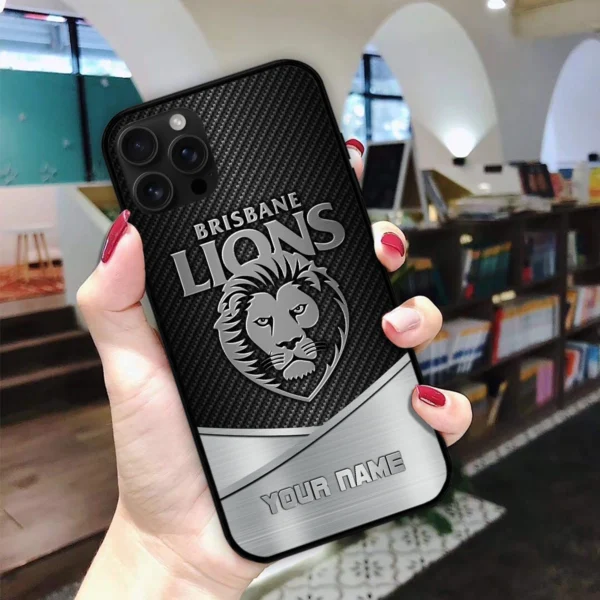 AFL Brisbane Lions Phone Case – Dustproof, Scratch & Shock Resistant – HOAFL040725PC01BL - Image 2