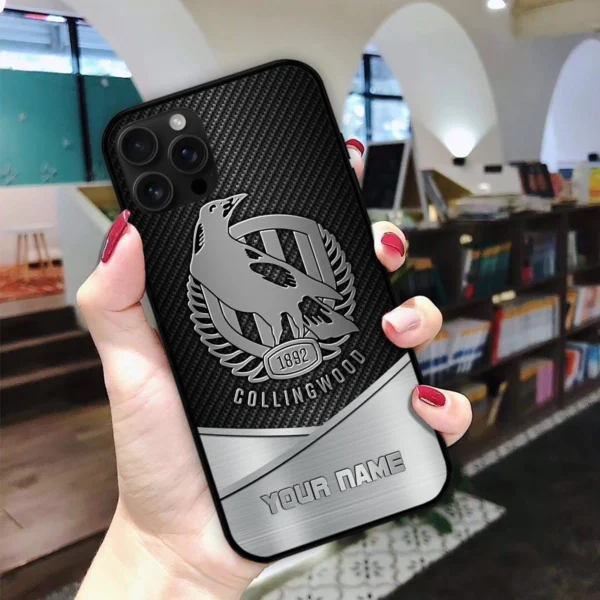 AFL Collingwood Magpies Phone Case – Dustproof, Scratch & Shock Resistant – HOAFL040725PC01COLL - Image 2