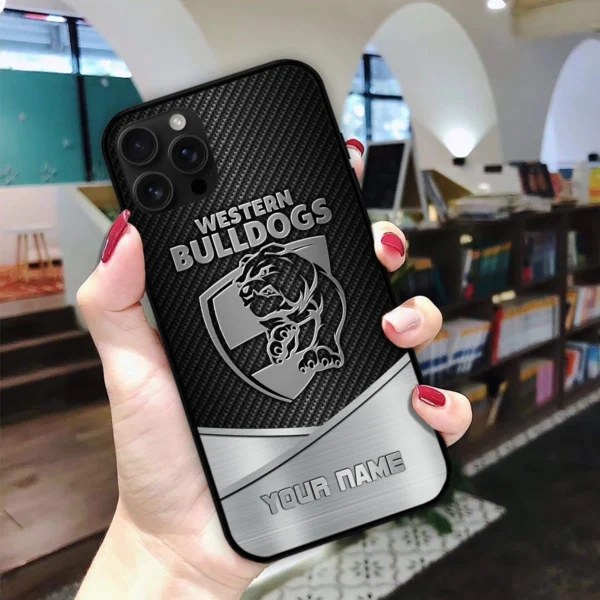 AFL Western Bulldogs Phone Case – Dustproof, Scratch & Shock Resistant – HOAFL040725PC01WB - Image 2